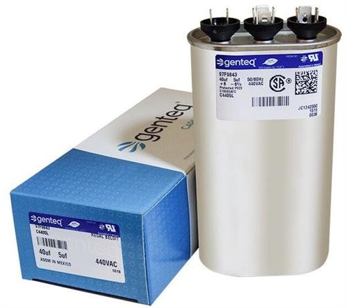 Ge Genteq Oval Capacitor 40 5 Uf Mfd 440 Volt Z97F9739 97F9739 #TOP18