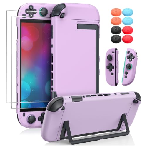 Image of WAXITY Dockable Protective Case for Nintendo Switch 2-Light Purple