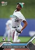 2023 Topps Now Baseball #274 Eury Perez Rookie Card Marlins Pitcher - 1st Official Rookie Card