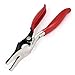 Aexit Red Plastic-Coated Pliers Handle Oil Tube Hose Clamp SLI-p-Joint Pliers Tool Pliers