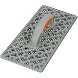 KOTARBAU® Llana abrasiva 375 x 155, Llana para el Aislamiento térmico Exterior y hormigón Celular, Rascador talocha, Llana abrasiva para poliestireno, Llana abrasiva de Acero galvanizado