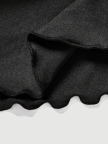 Drawstring Solid Color Cake Ruffle Hem Skirt 2025 Fashion Skirts for Women4