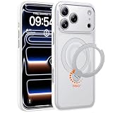 TOCOL for iPhone 17 Pro Max Case with 360° Magnetic Stand, White