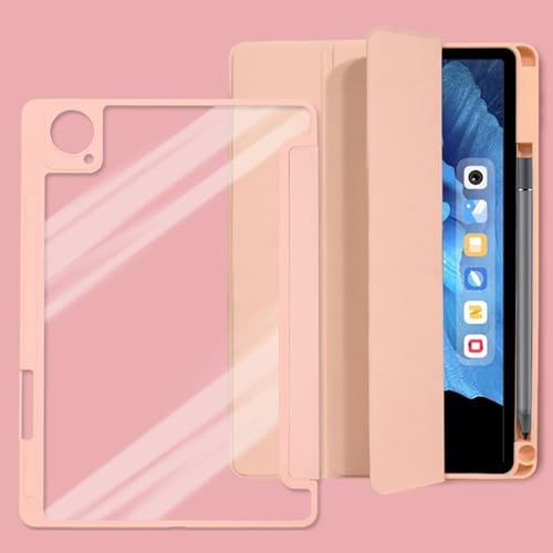 Funda delgada para tablet IQOO Pad 12.1 con carcasa trasera transparente y tacto de alta gama
