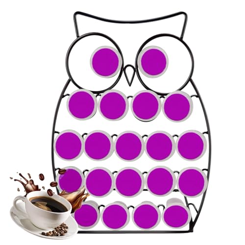 Generico Boîte à dosettes de café, porte-dosettes de café, organisateur de station de café en forme de , support de dosettes de café rétro détachable pour ranger 20 dosettes de café