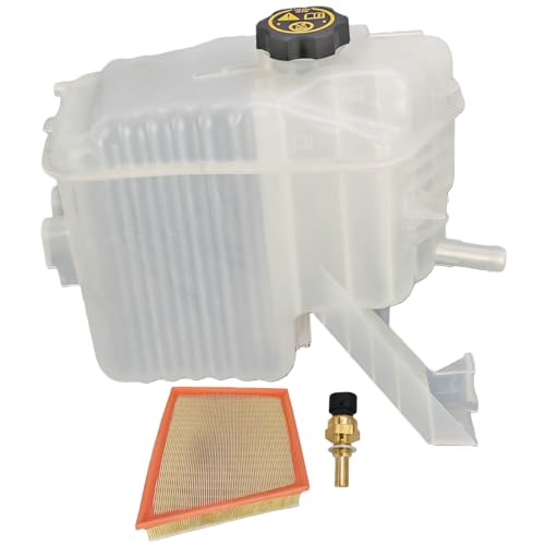 Coolant Reservoir Expansion Tank Kits Fit for 2011-2016 Chevy Silverado 2500 3500, Fit for 2011-2016 GMC Sierra 2500 3500, V8 6.6L Turbo, Replace 603-008 603008