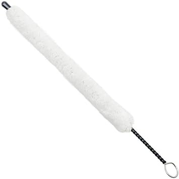 SECFOU Flute Cleaning Brush Kit with Cotton Swab Sturdy Instrument Cleaning Rod for Flute Inner Tube Reusable Water-washable for Wind Instrument Maintenance