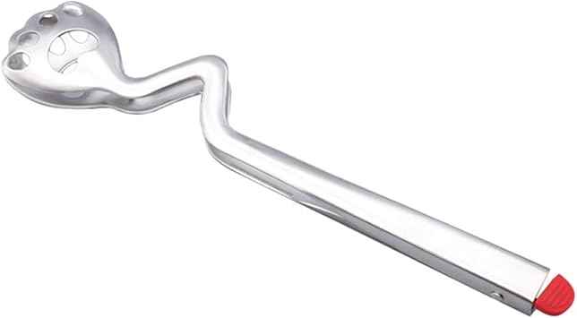 LIFKOME Cat Claw Kitchen Tongs Stainless Steel Meat Clamp Bread Clip Multi-function Food Serving Tool for Bbq Picnic and Home Cooking