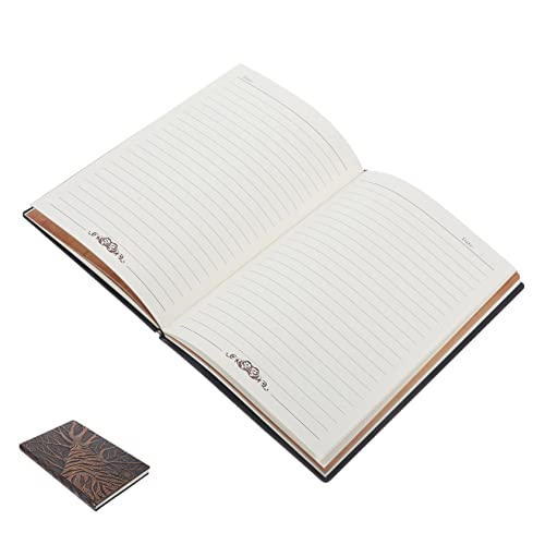Operitacx 5Pcs Livro De Bolso De Viagem Vintage De Papel De Caderno Em Relevo
