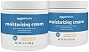 Amazon Basics Crema Hidratante para Cara y Cuerpo, Sin Fragancia, con Ceramidas, Hidratante, 16 Onzas, Paquete de 2 Hidratante 16 Onza (Paquete de 2) 2