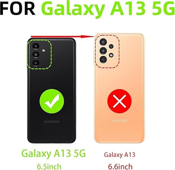 Motadalo Phone Case for Galaxy A13 5G Case, Samsung A04s Case Slim Cute Clear Glitter Magnetic Soft TPU Glitter with Stand Protection Cover (Light Blue) by Motadalo - Used condition - Image 2