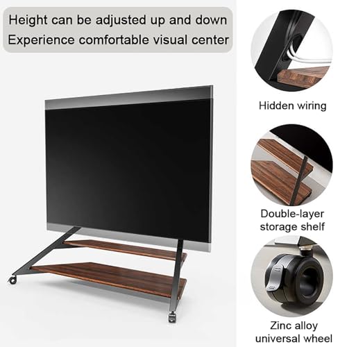 Soporte móvil para TV con ruedas ajustable para 75-100 pulgadas miniatura 4