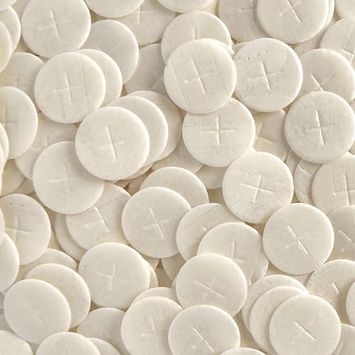 Altar Bread 1 1/8" Whole Wheat Cross Design Pack of