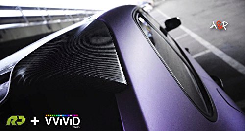 Matte Purple 60 Inches X 1 Foot Car Wrap Vinyl Roll With Air Release 3Mil-Vvivid8 #TOP5