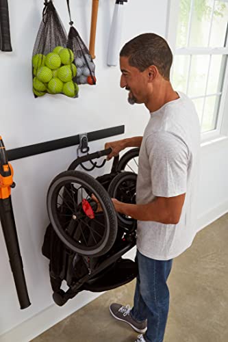 Rubbermaid 20-Piece Fasttrack Garage Wall-Mounted Storage Kit, 5 Rails And 15 Hooks, For Home/House/Tool/Sports/Utility Purposes #TOP7