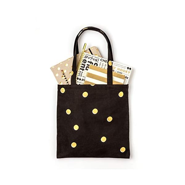 Kate Spade New York Canvas Tote Bag with Interior Pocket
