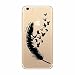 Produktbild CrazyLemon iPhone 6 Hülle iPhone 6s Hülle 4,7 Zoll, Weich TPU Silikon iPhone 6s 6 Transparent Schutzhülle für iPhone 6 6s Abdeckung Etui - Feder & Vogel