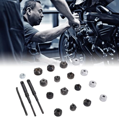 Valve Seat Reamer Motorcycle Repair Displacement Cutter Valve Tool Set,Valve Seat Reamer Tool to Grind Motorcycle Valve Seat Cutter for GL145 GL125 CG125 CB125T WING100 by Mrisata - Image 6