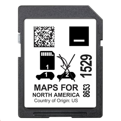 GPS Navigation SD card with 2024 maps for USA, Canada, Mexico