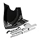 HDBUBALUS Kinn-Unterverkleidung Frontspoiler Air Dam Abdeckung für Harley Sportster Fatboy Softail Touring Glide Dyna