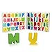 Uppercase and Lowercase Lettersï¼Œ Wooden Puzzles for Toddlers, Wooden ABC Alphabet Puzzles Toddler Learning Puzzle Toys for Kids 1-5, 2 in 1 Early Education Letter Puzzles for Boys Grils 1-5 Years Old