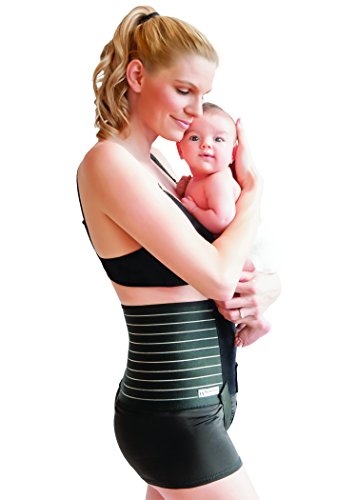 Mama Strut Postpartum Support Brace - Recovery Wrap Combines Compression, Heat and Cold Therapy - Extra Small