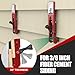 Siding Tools for Installation,Siding Mounting Kit, Compatible with 3/8-Inch Fiber Cement, Lap Gauge/Clamps with Adjustable Reveals(Red)