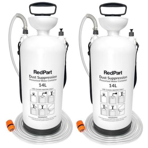 RedPart Dust Supression Water Bottles 14L Compatible with Stihl TS400 TS410 TS420 Disc Cutters - 2 Pack