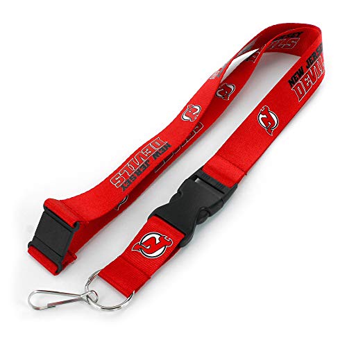 Aminco NHL New Jersey Devils Team Lanyard,Team Color,One Size