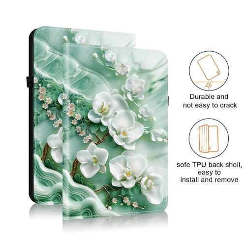 Étui iPad Pro 11 M4 2024 paon en cuir avec support réglable - 5