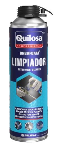 PENOSIL Pack AHORRO -4 Botes Espuma Adhesiva EasyPega 750ml + Limpiador Espuma Poliuretano 500ml (Pistola Caliber 30 + 4 Botes EasyPega 750ml + Limpiador 500ml+guantes)