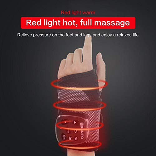 Wrist Brace, Hand Compression Carpal Tunnel Wrist Support Multifunctional Electric Vibration Massage Wrist Heating Brace And Hand Pain Relief, Removable Splint For Both Right And Left Hands (Hand) #TOP6