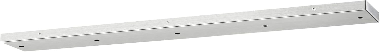 Z-Lite CP4205L-RB Accessory - 5 Light Rectangular Ceiling Plate-1 Inches Tall and 4.75 Inches Wide, Finish Color: Rubbed Brass