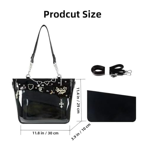 Bolso Cruzado Love-Chains Ita con Cadena y Gran Capacidad miniatura 6