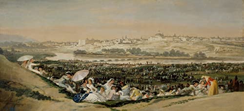 Impression sur toile Goya San Isidro qualite premium pour decoration interieure