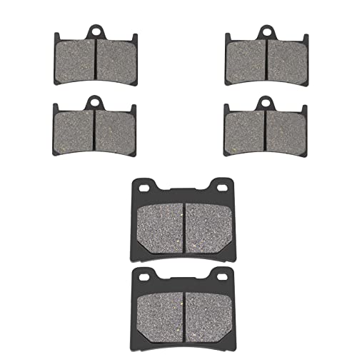 OuYi Las pastillas de freno delanteras y traseras de motocicleta son compatibles con YAMAHA/YZF 600 RJ/RK/RL/RM/RN/RP/RR/RS/RT/RV 1997-2007/YZF 1000 R Thunderace 1996-2001