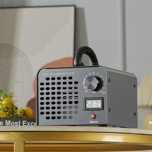 VEVOR Ozone Generator, 36000mg/h Ozone Machine, High Capacity Commercial/Industrial Ozone Generator Machine with 0-120 min Time Setting for Rooms, Cars by VEVOR - Image 8