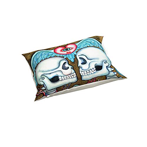 Funda de edredón individual 3D calavera ropa de cama microfibra 200x200 7