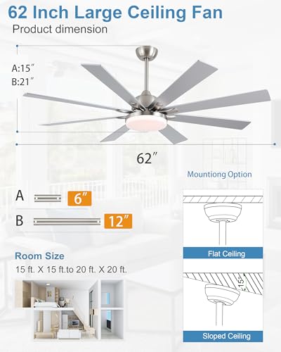 Pochfan 62-1203 Inch Ceiling Fans thumb #8