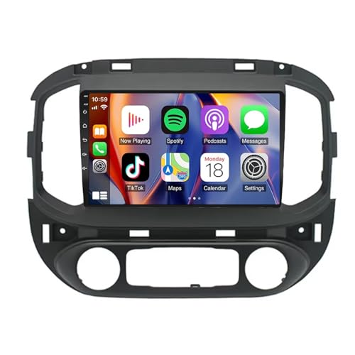 Estéreo de automóvil para Chevrolet Colorado 2015-2017 con GPS y Bluetooth 1G+32G