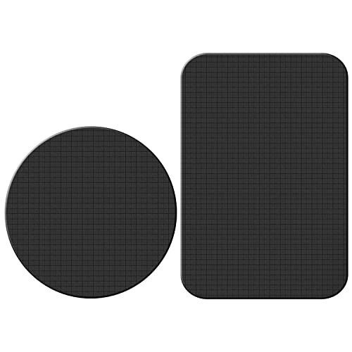TORRAS Magnet Mount Metal Plates with 3M Adhesive, [No Impact on Wireless Charging]
