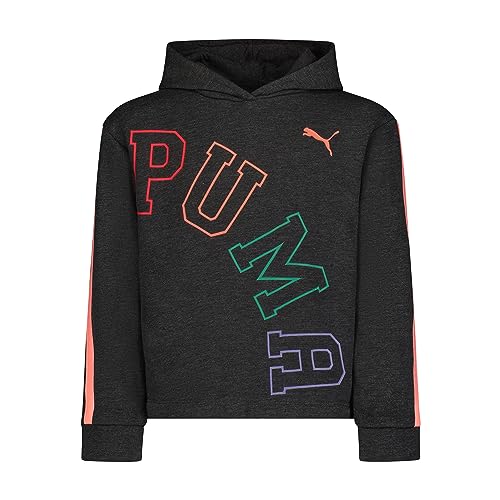 Sweat à capuche Puma chaud en polaire pour fille active évitant les coups de froid