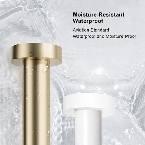 Barre de rideau de douche réglable 90x160 cm pour installer un séparateur de pièce - 7