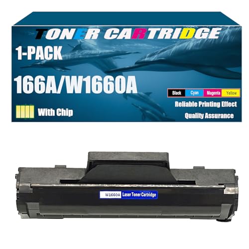 166A W1660A Toner Cartridges with Chip High Yield Replacement Compatible