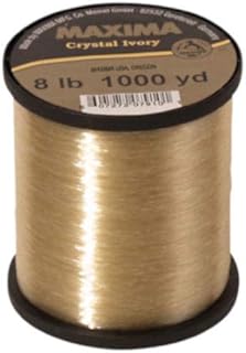 Maxima Fishing Line Guide Spools, Crystal Ivory, 8-Pound/1000-Yard