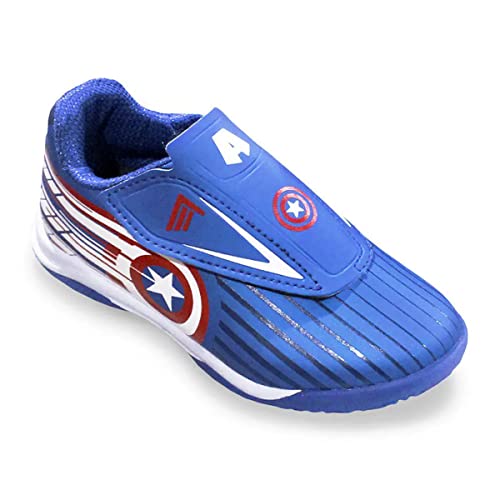 Chuteira Infantil Marvel Capitão América Indoor (br_footwear_size_system, big_kid, numeric, numeric_