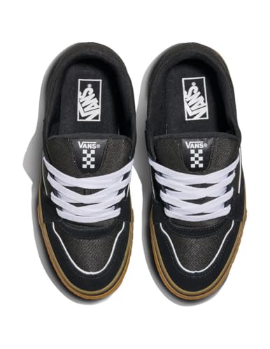 Vans Vans Men's Colson Shoe | Retro-Inspired Fashion Sneakers, '90s Style Casual Footwear, Suede/Mesh Black/Gum, 10