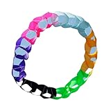 predolo 3D Fly Kite Colorful Outdoor Fun Toy for Kids, Portable Activity for Garden and Travel, 24holes 384cm