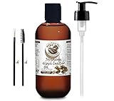 NEW Black Castor Oil Jamaican. 8oz. Cold-pressed. Refined. Organic. 100% Pure. Hexane-free. Soothes Skin. Promotes Hair Growth. Natural Moisturizer. For Hair, Face, Body, Eyebrow, Eyelashes, Nails.