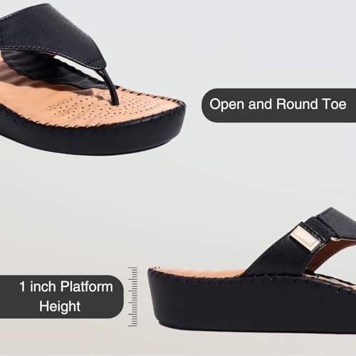 Image of TRASE Orthopedic Casual Slippers for Women | Soft Cushioned Footbed, Arch Support, Adjustable Strap | Ideal for Knee & Foot Pain